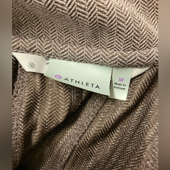 Athleta Hope Herringbone Zip Up Yoga Jacket - Picture 3 of 9